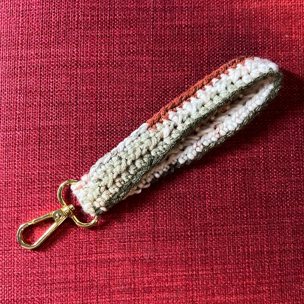 Hand Crocheted Wristlet Strap